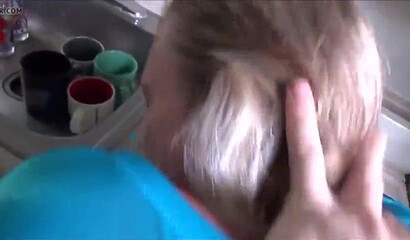 Mom helps her son to relax POV
