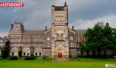 Schoolgirl gets anal rough bang by two dudes