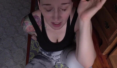 POV mom fuck after the yoga exercise