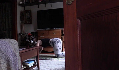 POV mom fuck after the yoga exercise