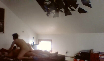 Chubby brunette MILF cheats on weekends