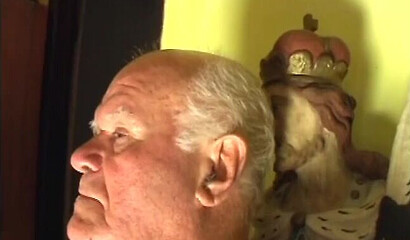 Young and busty slut pleasures horny grandpa