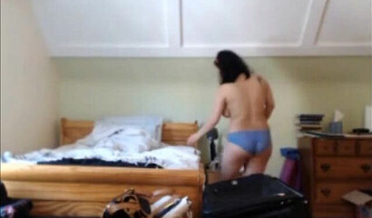 Big tit Latina teases your imagination on the webcam