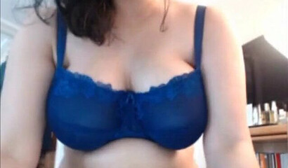 Big tit Latina teases your imagination on the webcam