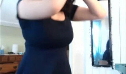 Big tit Latina teases your imagination on the webcam