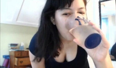 Big tit Latina teases your imagination on the webcam