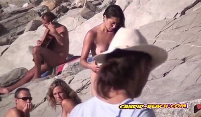 Spying on incredible MIFLs with big tits