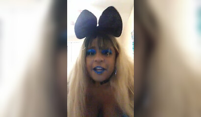 BBW black slut teasing you with those assets