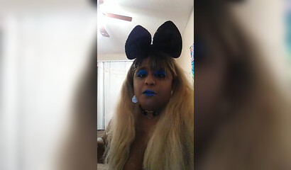 BBW black slut teasing you with those assets