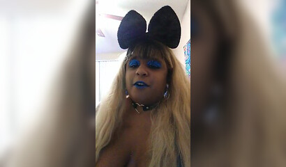 BBW black slut teasing you with those assets