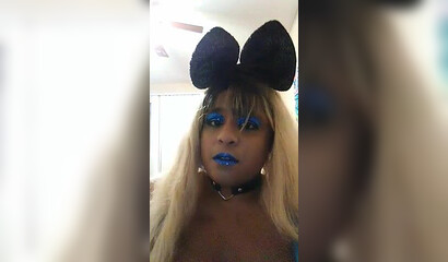 BBW black slut teasing you with those assets