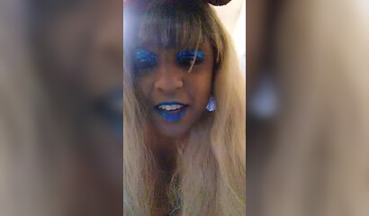 BBW black slut teasing you with those assets