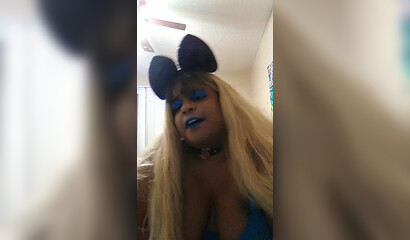BBW black slut teasing you with those assets