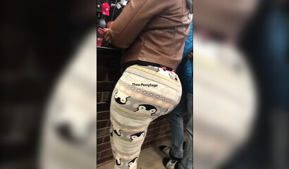 Spying on bootylicious mom at the shoe store