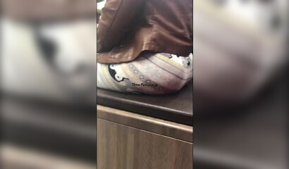 Spying on bootylicious mom at the shoe store