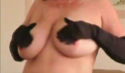 Mature wife strips for hubby and sucks his dick