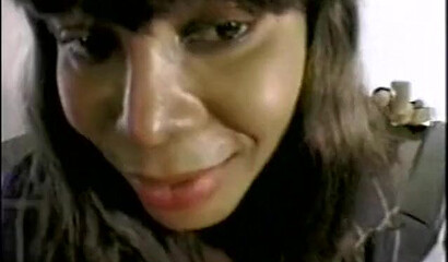 Amateur choco girl with big tits feels cum on her face