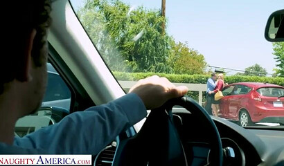 Blonde vixen Vanessa Cage likes it hardcore and rough