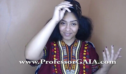 Curvy Ebony Milf Rides Her Dildo With Her Hairy Pussy