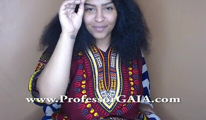 Curvy Ebony Milf Rides Her Dildo With Her Hairy Pussy