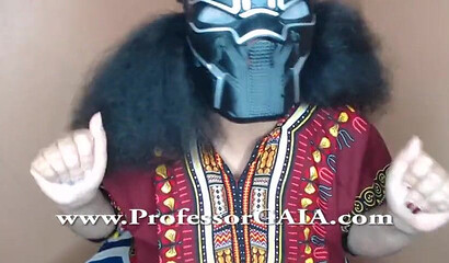 Curvy Ebony Milf Rides Her Dildo With Her Hairy Pussy