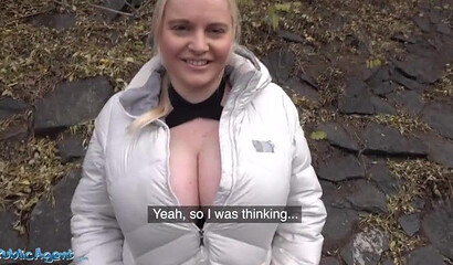 Blonde slut Jordan Pryce has sex with a stranger