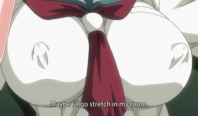 Uncensored Hentai porn featuring brunette stepsister with big tits