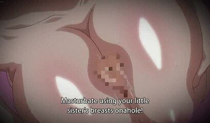 Uncensored Hentai porn featuring brunette stepsister with big tits