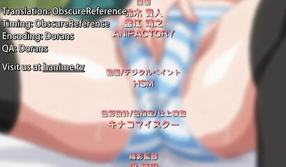 Uncensored Hentai porn featuring brunette stepsister with big tits