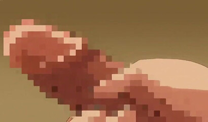 Uncensored Hentai porn featuring brunette stepsister with big tits