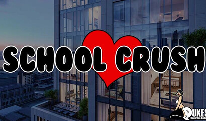 Hentai porn featuring a brunette milf giving a handjob