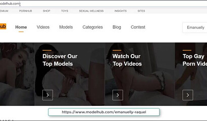 Young bunny Emanuelly Raquel performs a passionate blowjob