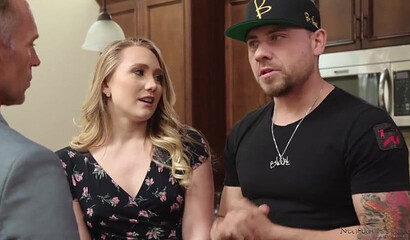 Naughty Blonde Aj Applegate With Perky Tits Creampied In The Shower