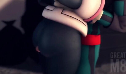 Sexy Anime Hotties Of My Hero Academia Fucked Hard