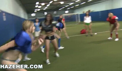 Sexy Lesbians Angelina Mylee And Lilly Hall Drilled In College Orgy