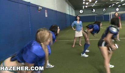 Sexy Lesbians Angelina Mylee And Lilly Hall Drilled In College Orgy