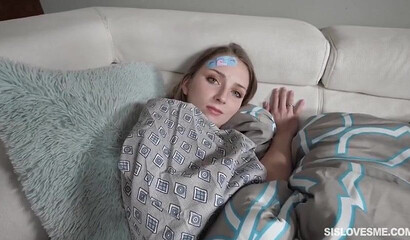 Naughty Step Sister Macy Meadows Gives Her Sstepbrother Sloppy Blowjob