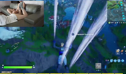 Big ass sister fucks while playing video games