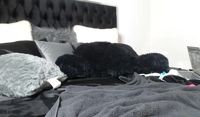 Ebony babe sits on her favorite dildo until she cums