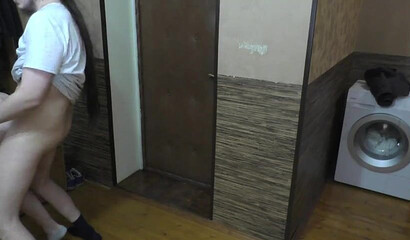 Redhead wife gives the delivery boy the wettest tip