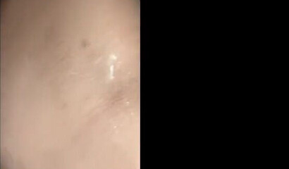 Ebony BBW fucks roughly as she screams for more
