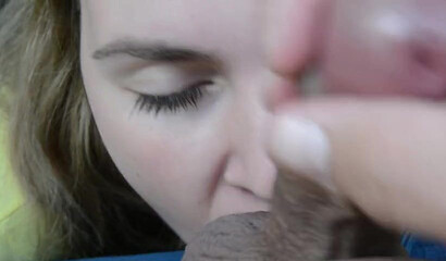 Cheating Wife With Big Boobs Gives Sloppy Public Blowjob