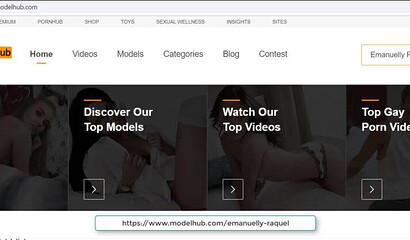 Busty brunette Emanuelly Raquel fucked by a machine