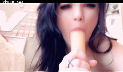 Sexy Teen Emily Lynne Riding Big Dick On Snapchat