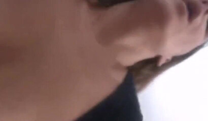 Playful Amateur Cutie Pounded And Crempied In A Threesome