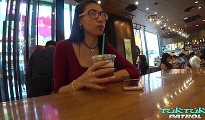 Slutty Asian Busty Hottie Creampied Deep In Doggystyle