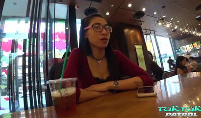 Slutty Asian Busty Hottie Creampied Deep In Doggystyle