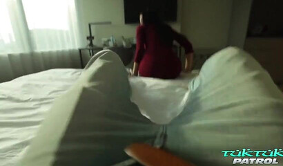 Slutty Asian Busty Hottie Creampied Deep In Doggystyle