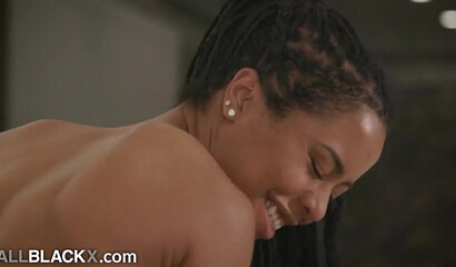 Gorgeous Ebony Kira Noir Bent Over And Drilled Hard