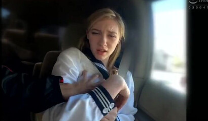 Cute Japanese School Girl Sucking A Big Cock Gets Cumshot